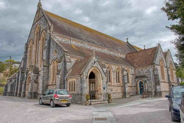 CHurch Exterior George Fellowes Prynne Stonework 19th Century Victorian Budleigh Salterton