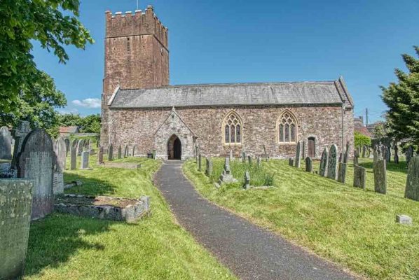 Church Exterior Tower West Tower Aisle Graveyard 13th Century Medieval Dolton