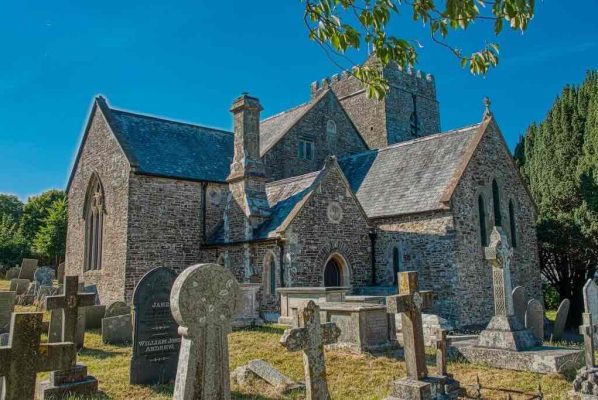 Church Exterior Chancel 15th Century Medieval Abbotsham