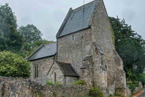 Church Exterior Tower 13th Century Medieval Combpyne Rousdon